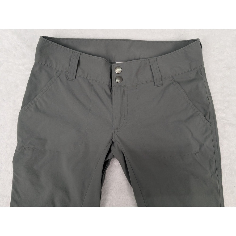 Columbia Omni-Shield Women's Size 2 Gray Roll-Up Hiking Pants Stretch Nylon - Picture 3 of 11